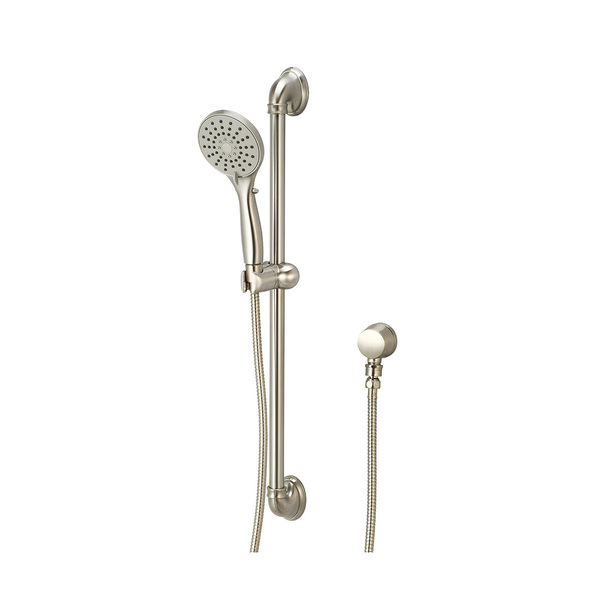 Olympia Faucets Handheld Shower Set, Wallmount, Brushed Nickel, Weight: 4.8 P-4430-BN